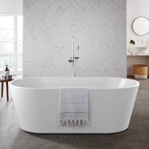 Kartell UK Kore Matt Dark Grey Bathroom Suite With Vanity Unit - Coast Freestanding Bath